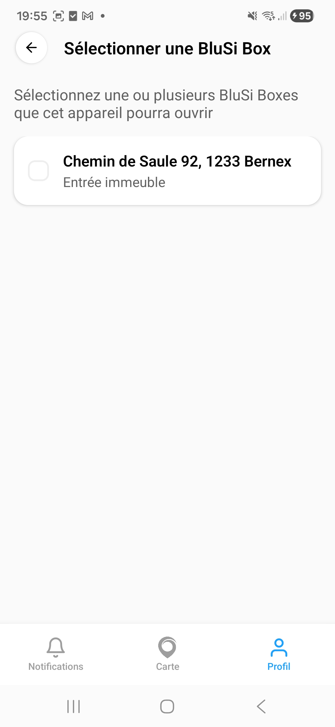 Selectionner BluSi Box